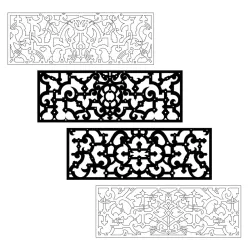 Elizabetanski probijani ornamenti