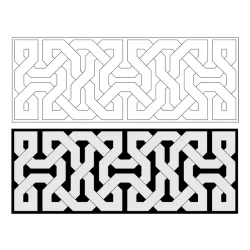 Pravougaoni mavarski ornament