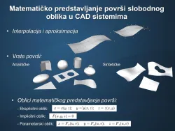 Matematičko predstavljanje površi slobodnog oblika u CAD sistemima