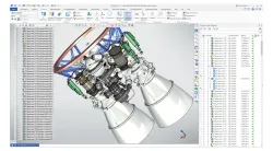 T-Flex 3D CAD softver - Raketni motor