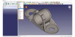 FreeCAD interfejs - Birač radnog okruženja