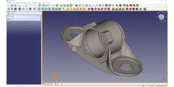 FreeCAD interfejs - Glavna grafička oblast