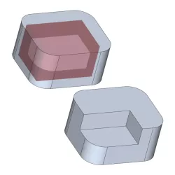 Tipski oblik primitiv Oduzmi kvadar (Subtractive box)
