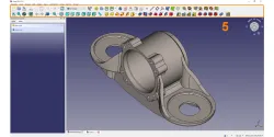 FreeCAD interfejs - Oblast paleta alatki