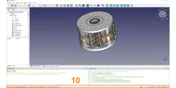 FreeCAD interfejs - Statusna traka